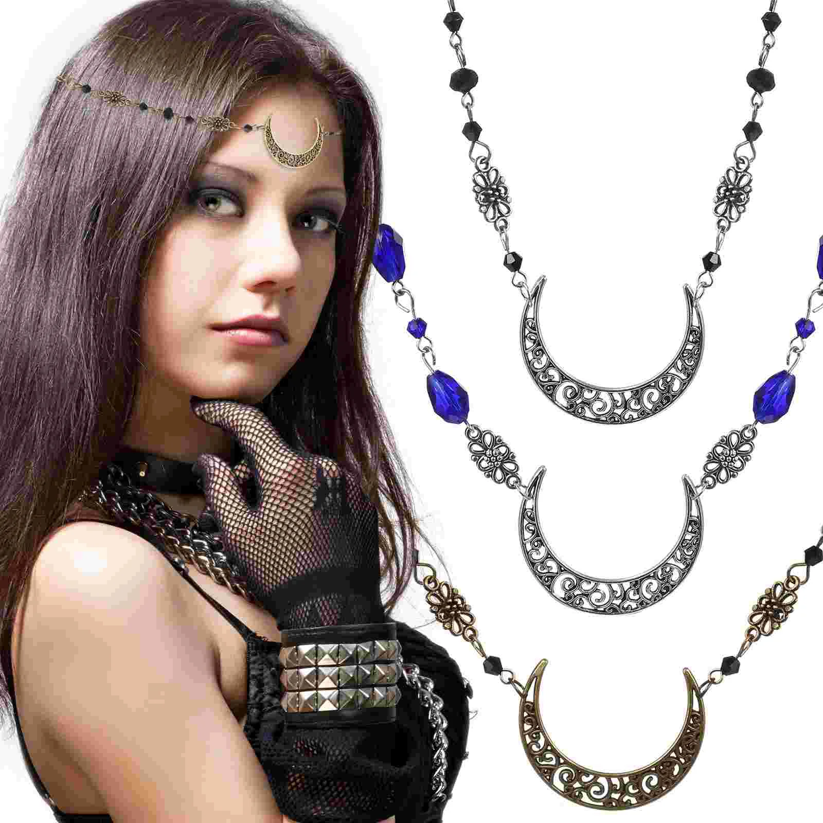 

Head Chain Girls Head Chain Bridal Jewelry Vintage Hair Accessories Pendant Forehead Chain Tiaras Girls Wedding Head Chain Women