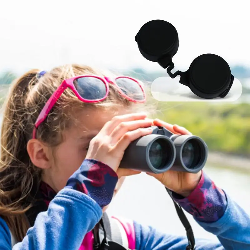 2 шт./компл. 10x42 прочные резиновые колпачки для объективов биноклей защитные чехлы