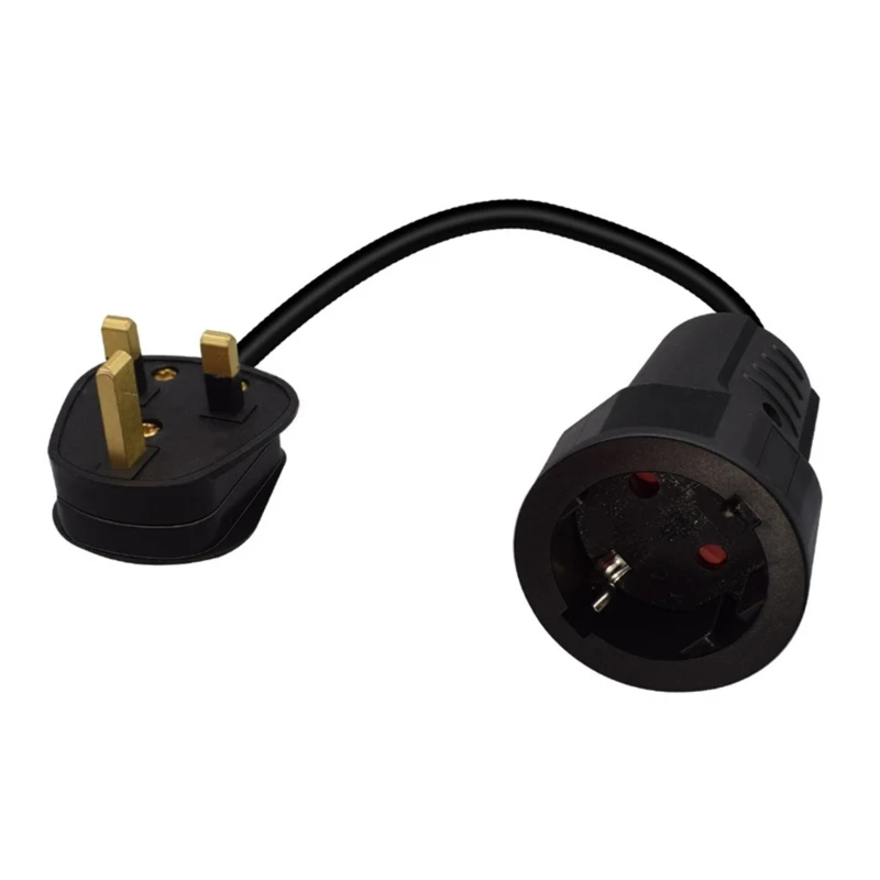 3Pin UK BS1363 to EU4.8MM адаптеры питания 3Pole 3Pong преобразователи для ноутбуков
