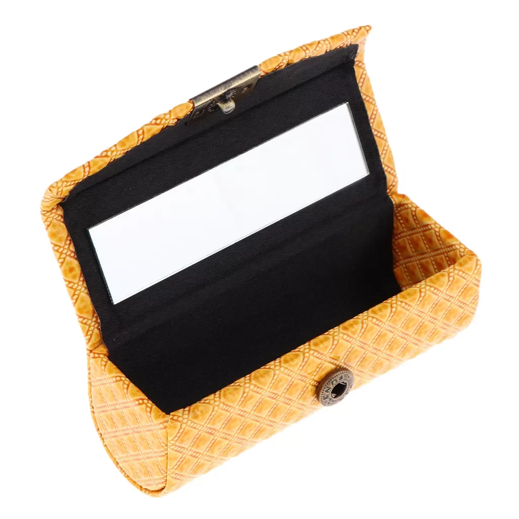 

NEW2023 Compact Lipstick Case with Mirror, 5 Colors Optional, 3.54 X 1.38 Inches