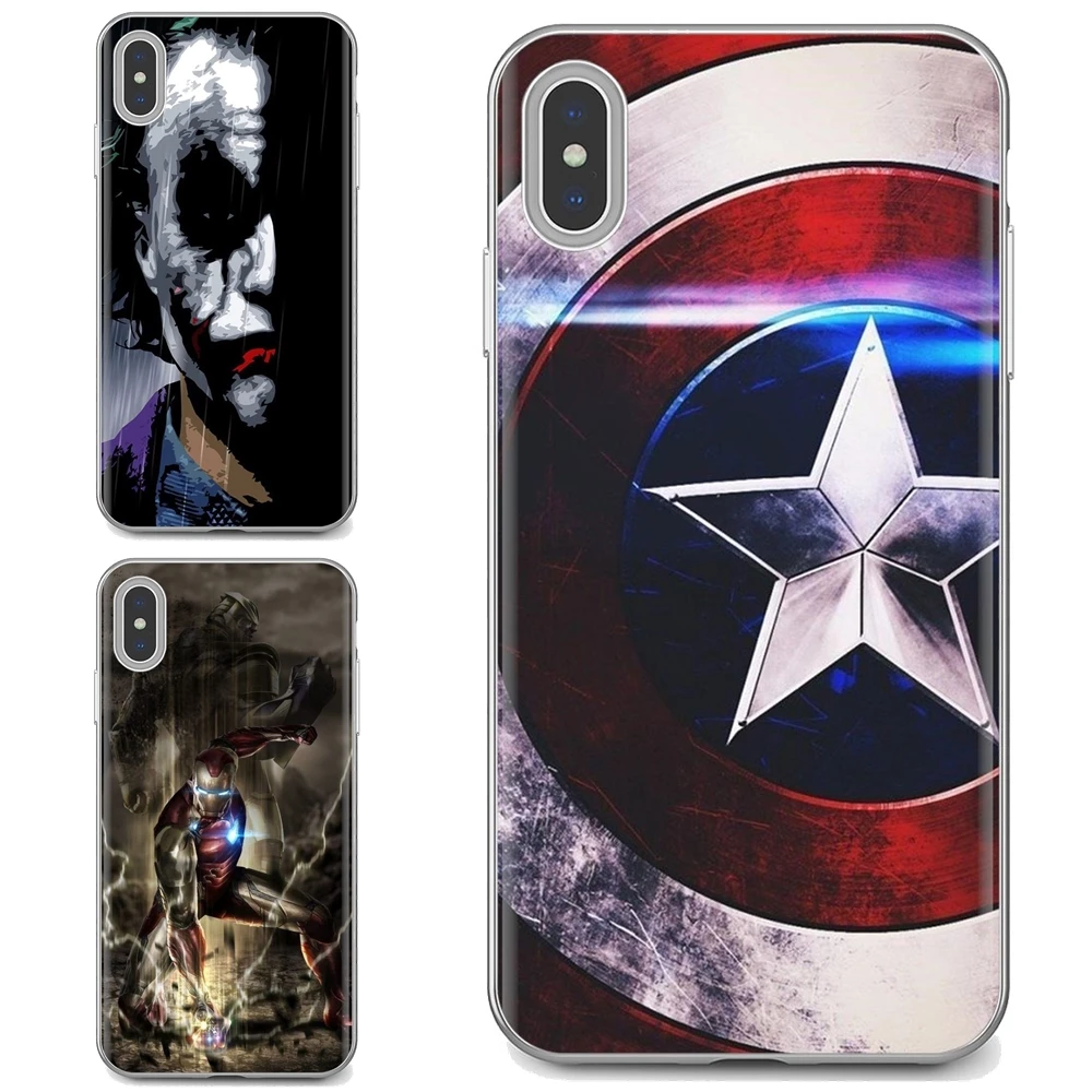 

For iPhone 10 11 12 13 Mini Pro 4S 5S SE 5C 6 6S 7 8 X XR XS Plus Max 2020 Sell Silicone Phone Case Marvel Avengers Comics