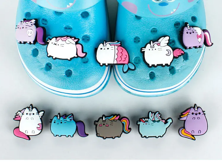 

10 шт. милые пушистые креативные красочные кавайные украшения для обуви, игрушки, кукольная Пряжка для обуви, украшение, подарок на день рожд...