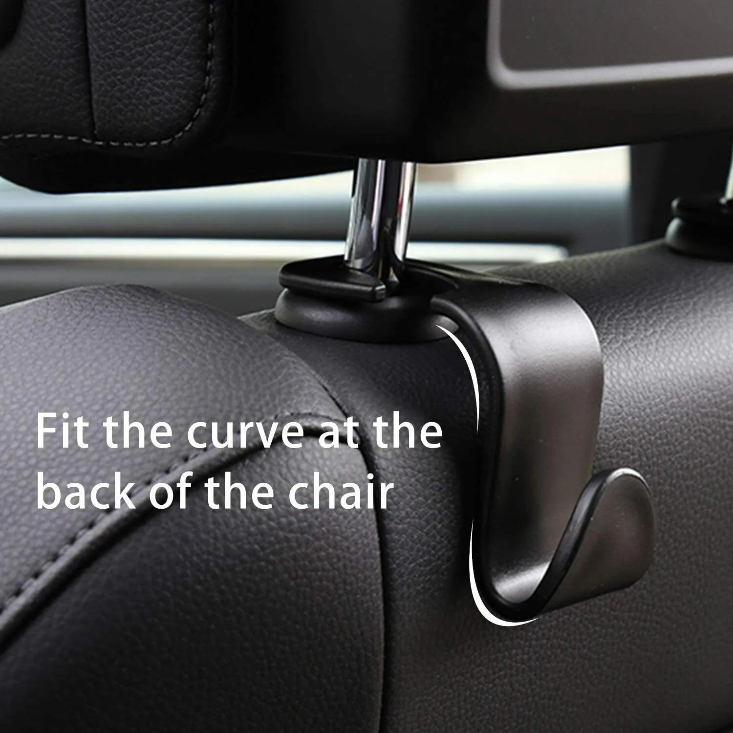 

Bag Back Seat Hook Black Car Hanger Headrest Kid\\\\\\\\\\\\\\'s Toys Multifunctional