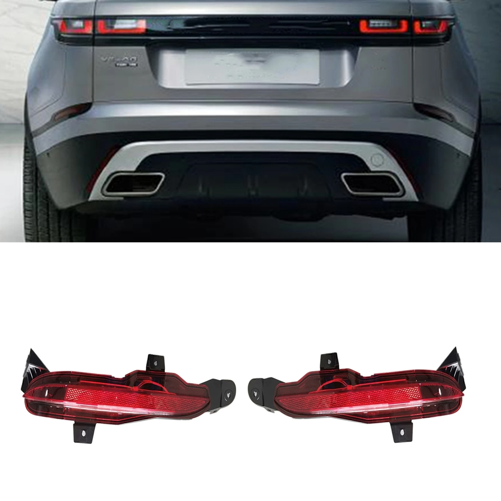 

Car Tail Turn Signal Indicator Light Bulb Rear Bumper Reflector Fog Lamp For Land Rover Range Rover Velar 2018-2022