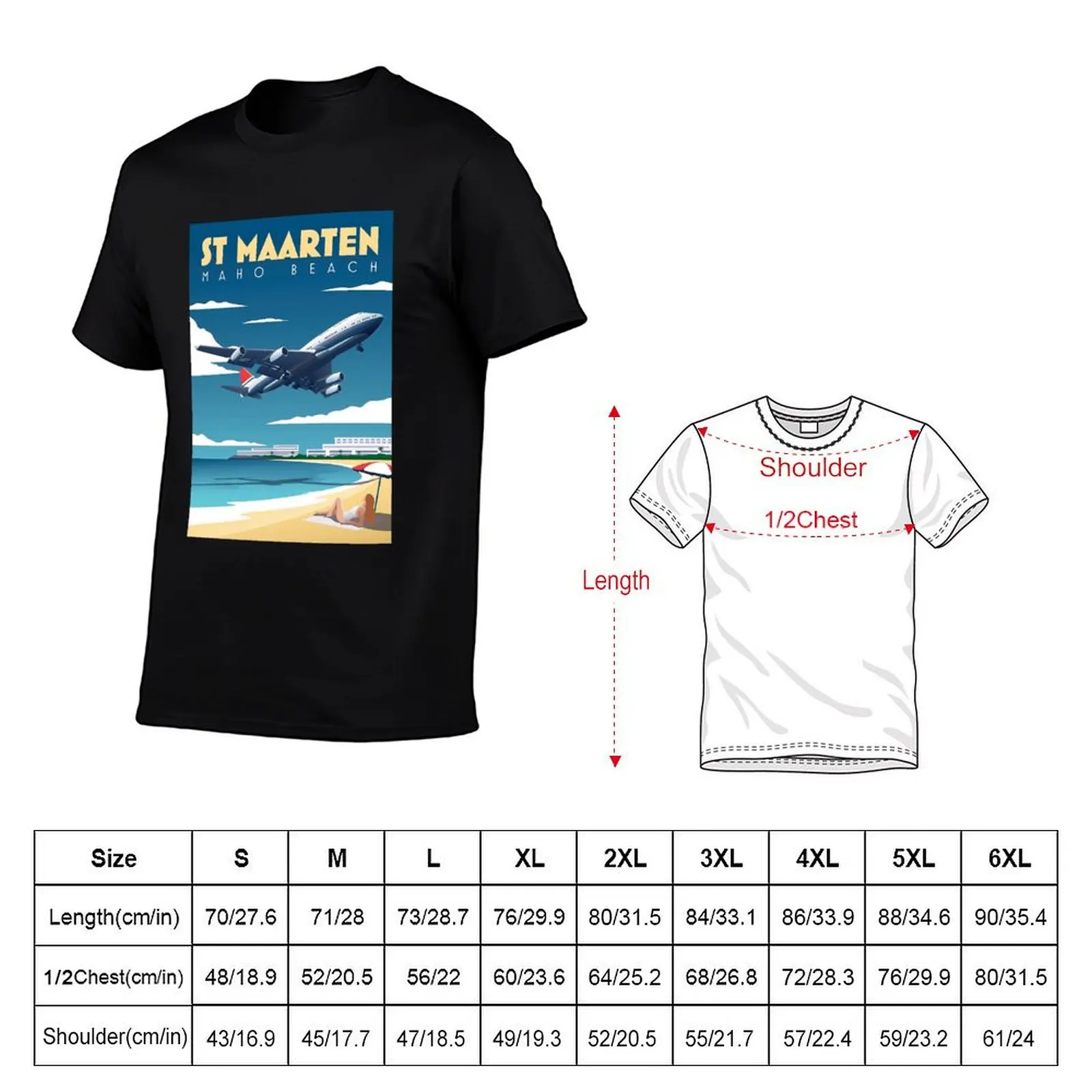 Maho Beach T-Shirt Блузка митные тяжелые футболки для мужчин