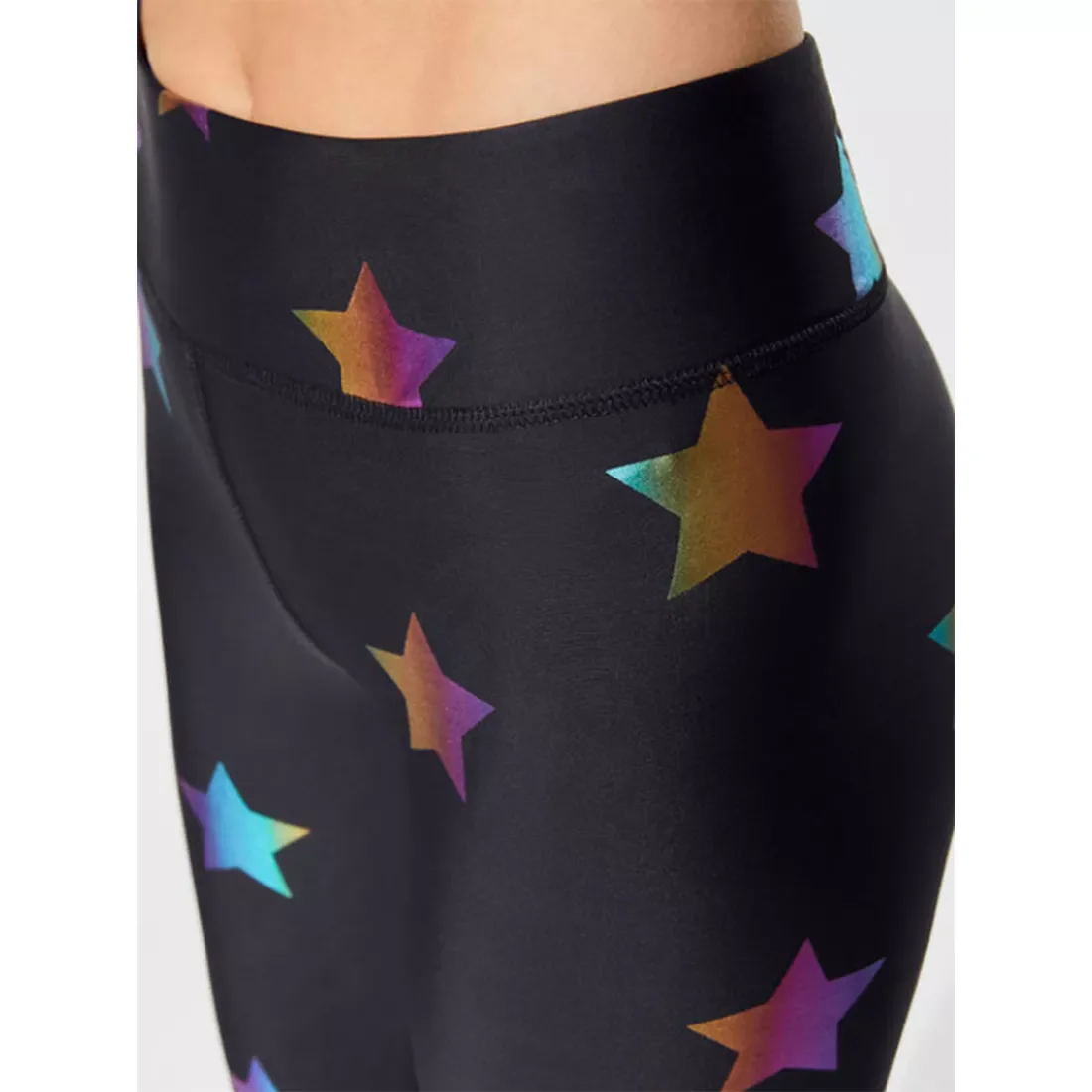 2022 New Fashion Colored Stars Pattern Digital Printed Skinny Breathable Leggings Gifts For Ladies