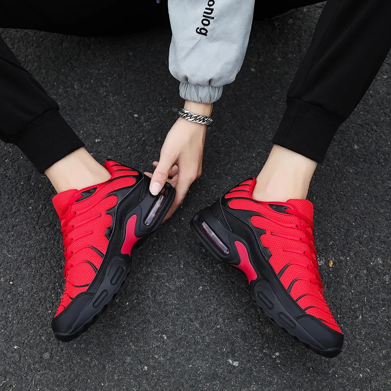 Damyuan 2020 Breathable mesh Running Shoes Comfortable tennis  Air Cushion Outdoor Walking Heightened Men Sneakers  Big Size 46