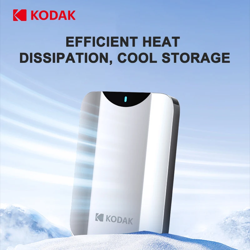 Фото Внешний портативный жесткий диск Kodak P232 Dual 500 ГБ, 5 Гбит/с, 1 ТБ, USB 3.0, 2,5 дюйма, PHDD для ПК, PS5, ноутбуков и настольных компьютеров №4