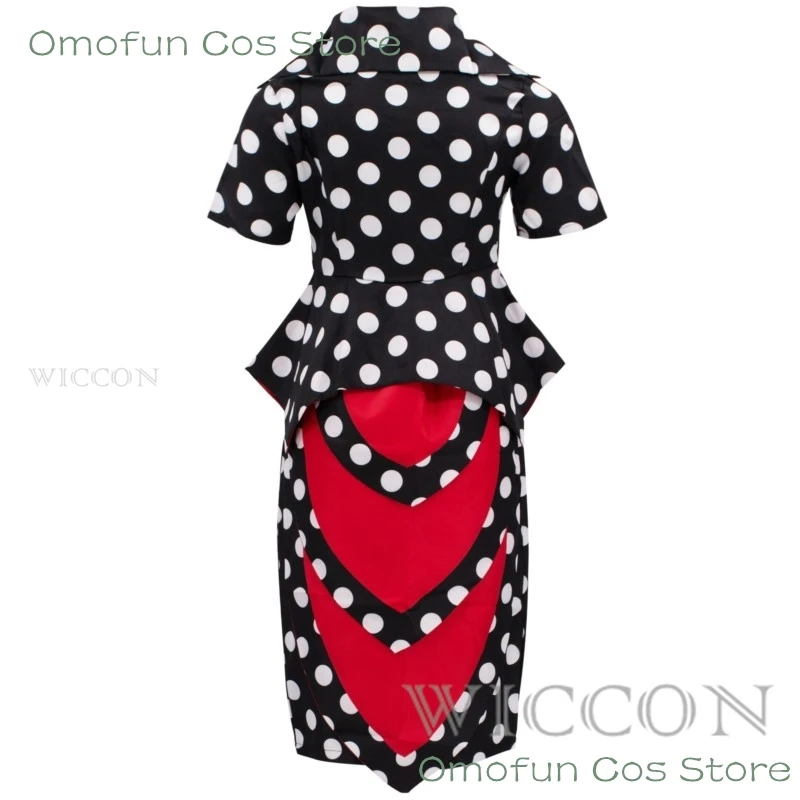 Женский костюм для косплея другой мамы платье на пуговицах с париком и очками