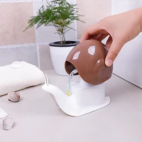 creative snail shape soap dispenser cosmetics bottles bathroom hand sanitizer shampoo body wash lotion bottle bathroom hardware