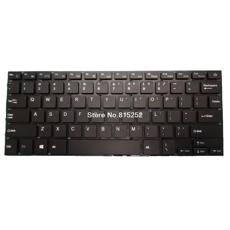 

Клавиатура для ноутбука Zyrex Sky 232 YT-277-16-01 K2878 без рамки, новая черная, США