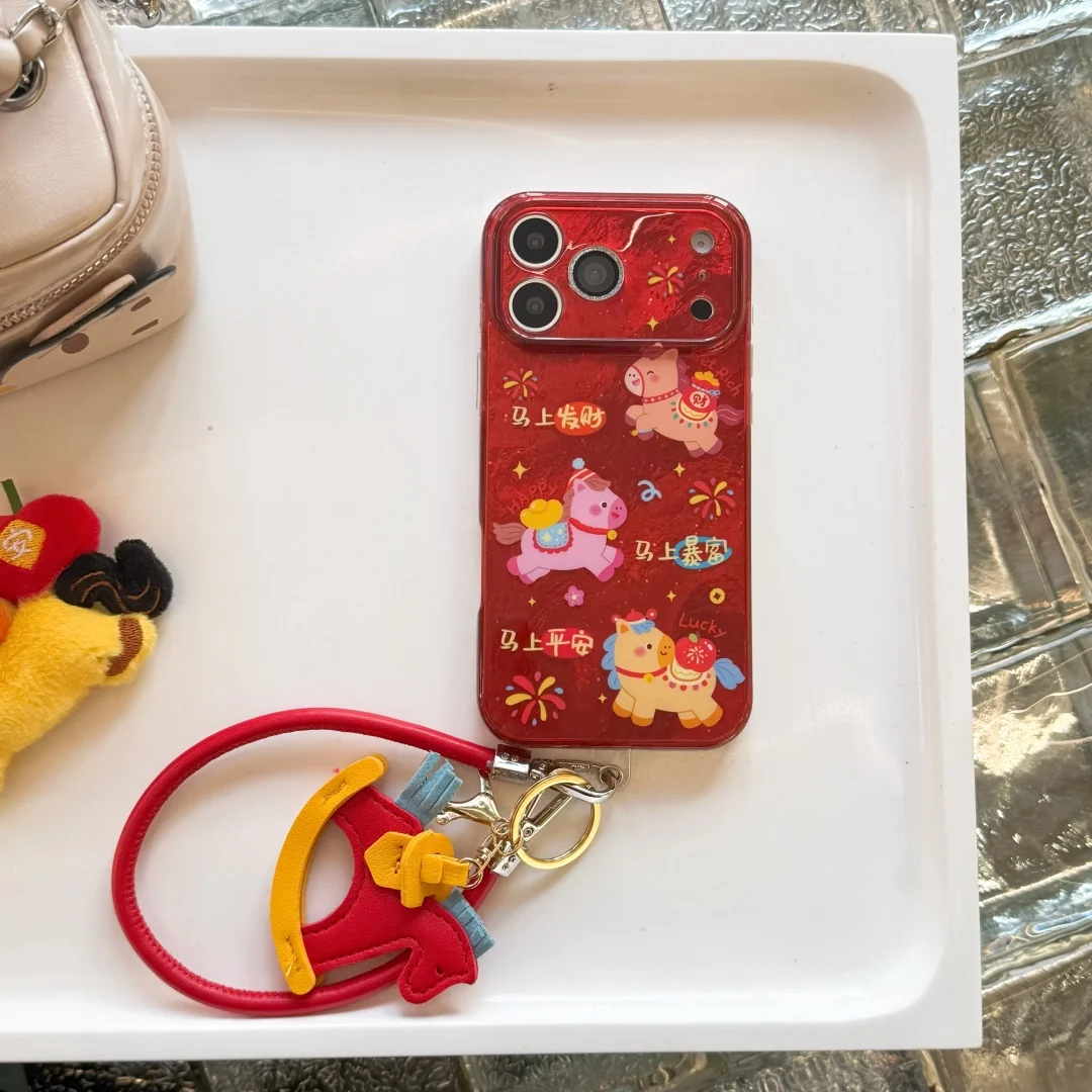 Двухслойный чехол для телефона Lucky Pony для iPhone 17 Pro Max, 16, 15, 14. Задняя крышка. Подарок. (art.: 3920d9914bb2a) - 3920d9914bb2a