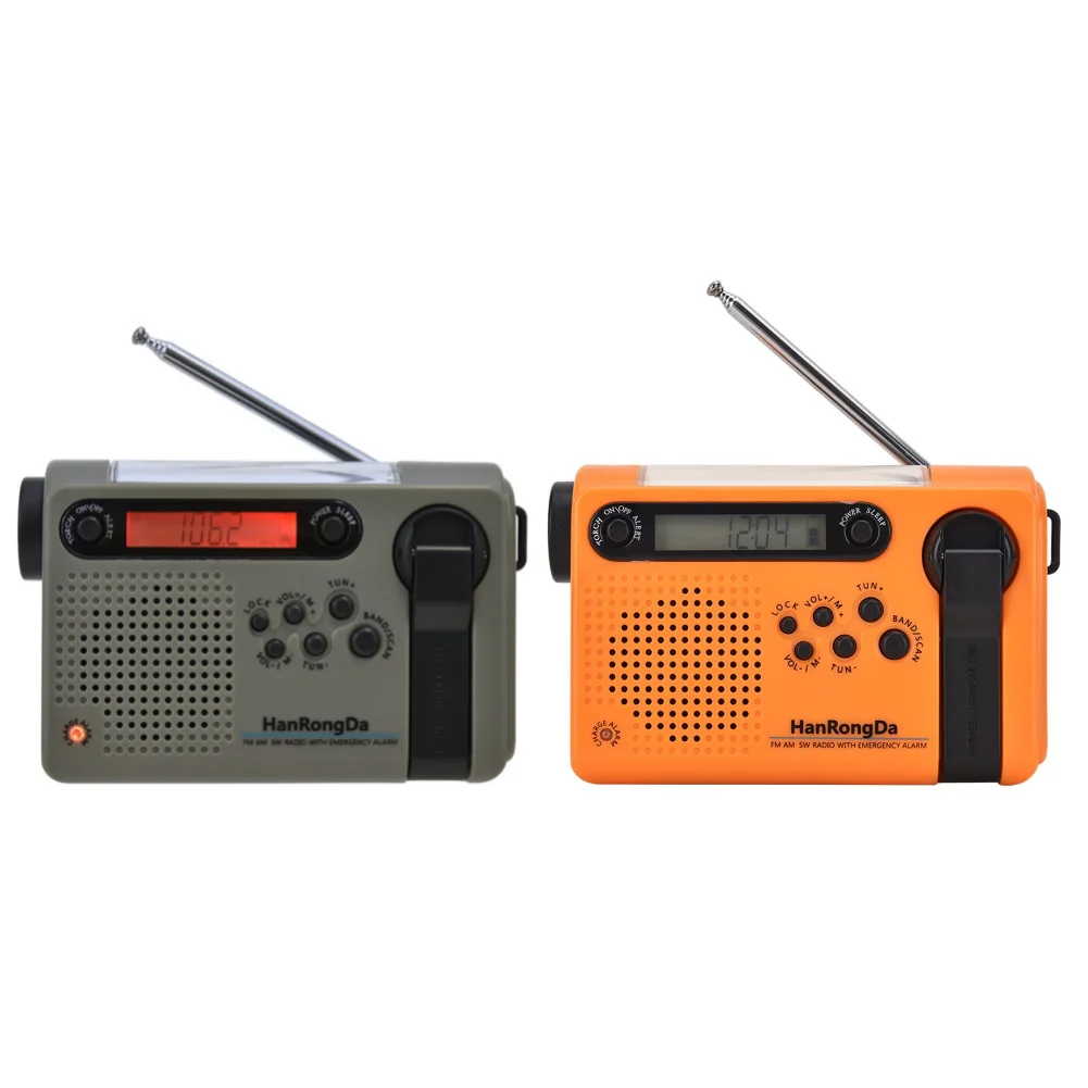 

Многофункциональное полнодиапазонное радио HRD900 на солнечной батарее ed AM/FM/SW, Погодовое радио, аварийный светодиодный фонарик, лампа, внешни...
