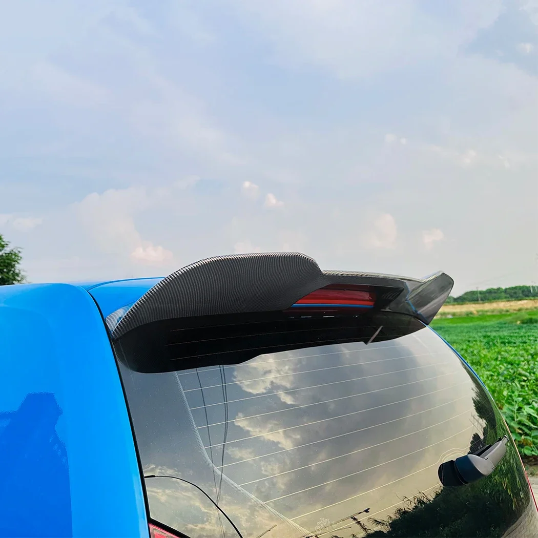 Фото Для Volkswagen UP Для Seat Mii Для Skoda Citigo 2011+ Автомобильный задний спойлер на крышу Багажник Губа Тюнинг Хвостовое крыло Спойлер багажника Комплект кузова №3