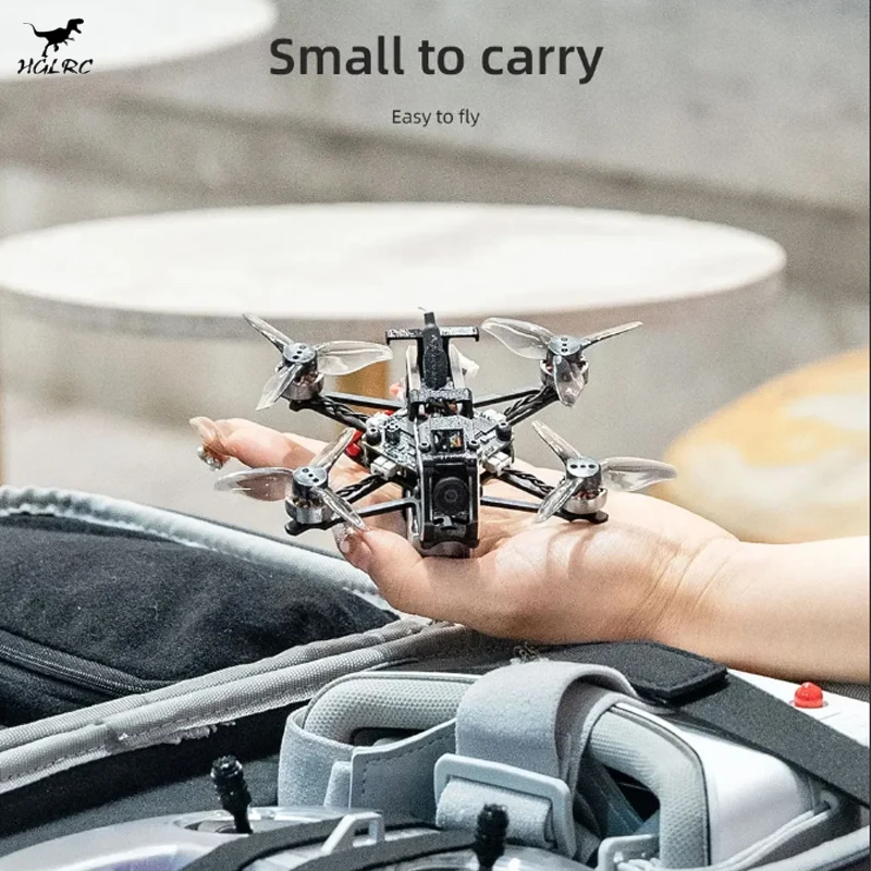 HGLRC Draknight 2-дюймовый телефон Дрон с дистанционным управлением C1 5 8G FPV очки для