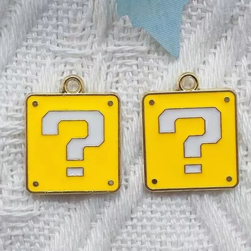 10pcs Alloy Charm Cartoon Anime Character mushroom  Earrings Pendant DIY Handmade Jewelry Accessories Key Chain Enamell Charms