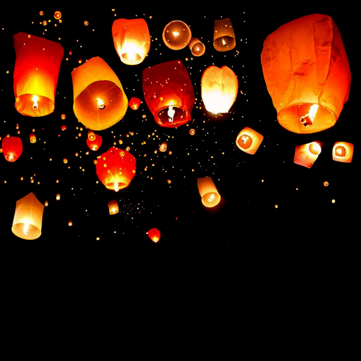 10 шт. подвесные разноцветные биоразлагаемые лампы для украшения дома | Дом и сад