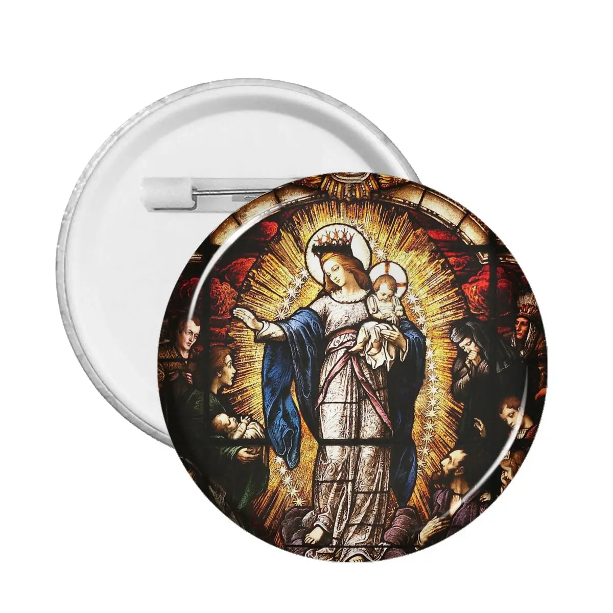 

Значок на булавке Дева Мария, Иисус Христа, Рождество, милые булавки для влюбленных, значки, броши для одежды