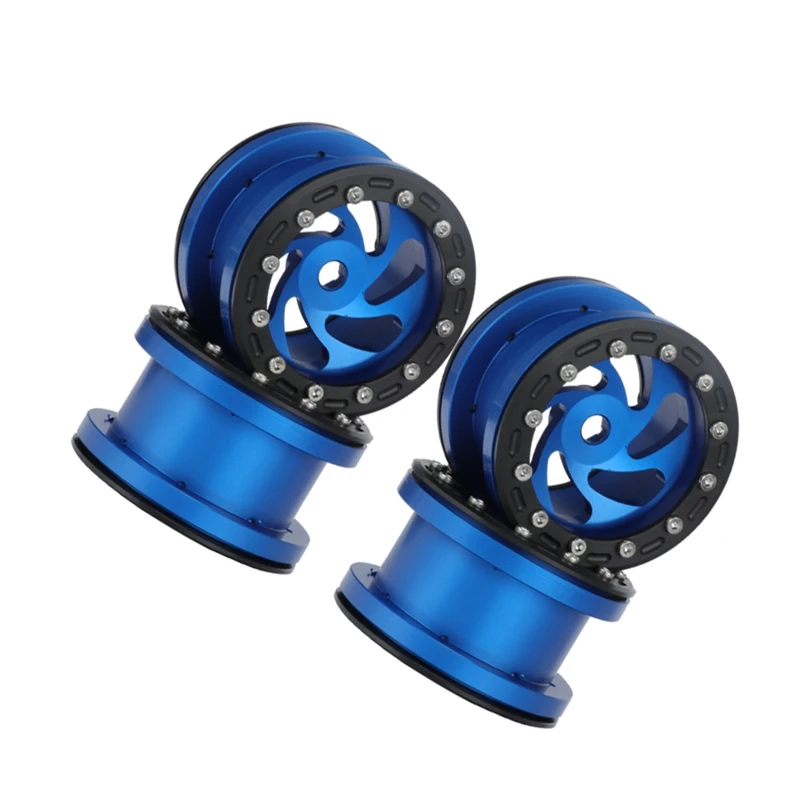 

4PCS 2.2 Inch Metal Beadlock Wheel Rim Wheel Hub For 1/10 RC Crawler Car Axial Wraith Capra RR10 SCX10 Traxxas TRX4