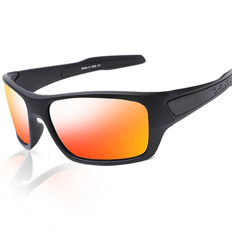 

Mirror Sunglasses Men Vintage TR90 Sport Sunglasses Square Sun Glasses Male UV400 Outdoor Travel Goggles