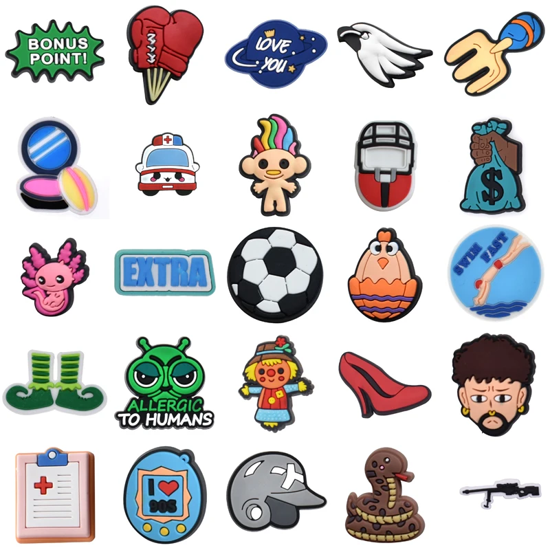 

Women Charm Wholesale Bulk Set Jeans Kids Decorations for Crocs Shoes Accessories Packs Boy Shoe Charms Gifts Para Pins Men Girl