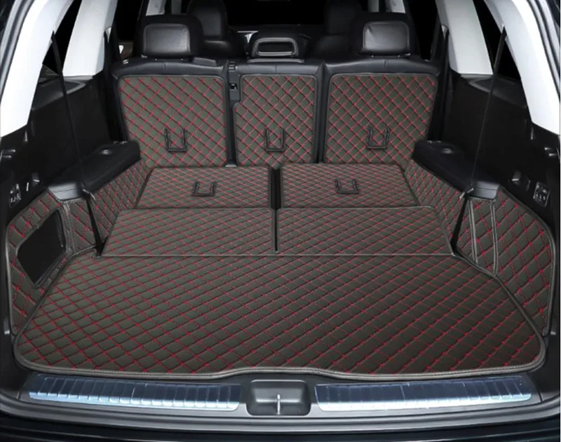 

Хорошее качество! Специальные коврики для багажника автомобиля Mercedes Benz GLS 400d 2024-2020 6 7 мест X167, коврики для багажника, подкладка для груза GLS400d