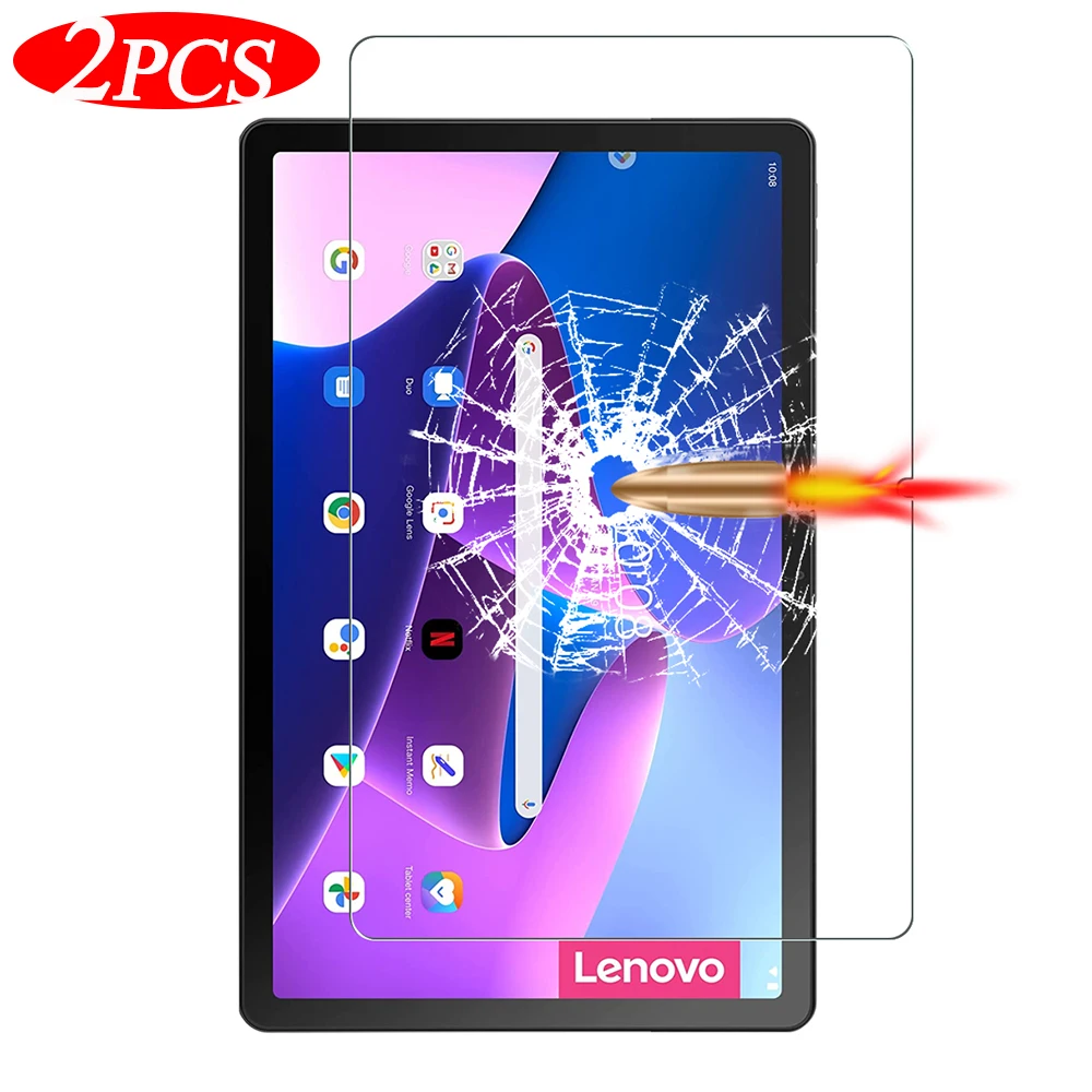 2 шт. Защитное стекло для Lenovo Tab P11 Pro M10 FHD Plus 2-го поколения HD M8 M7 3rd 7 0 8 10 1 3 11 5 дюйма
