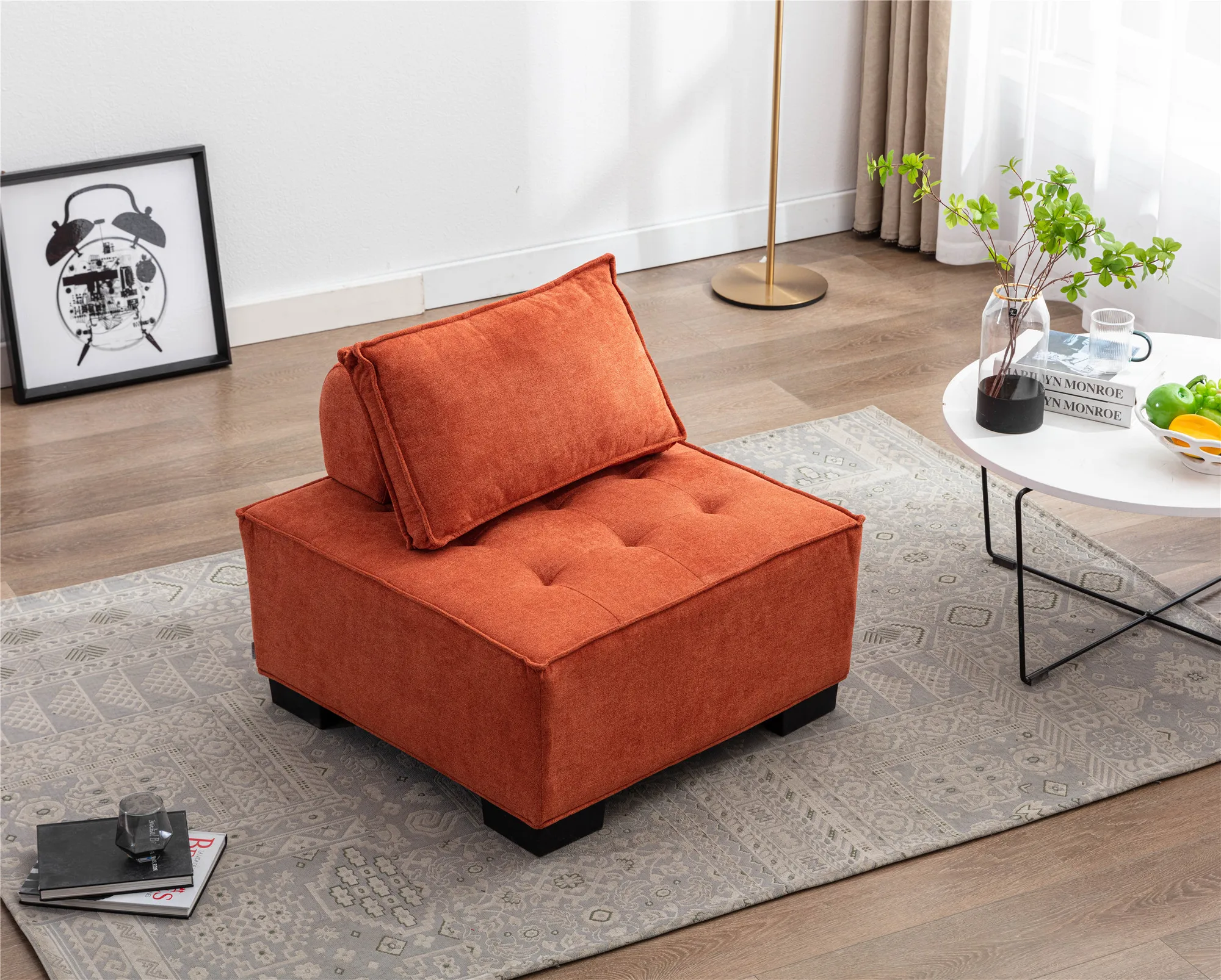 

(USA Stock)Living Room Ottoman /Lazy Chair /Leisure Sofa