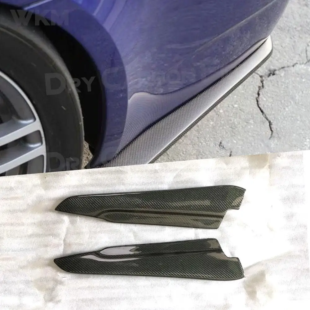 Разветвители для задних губ из углеродного волокна закрылки фартуки стайлинга