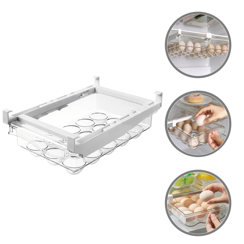 

Refrigerator Egg Organizer Egg Holder Household Kitchen Egg Tray Egg Carton