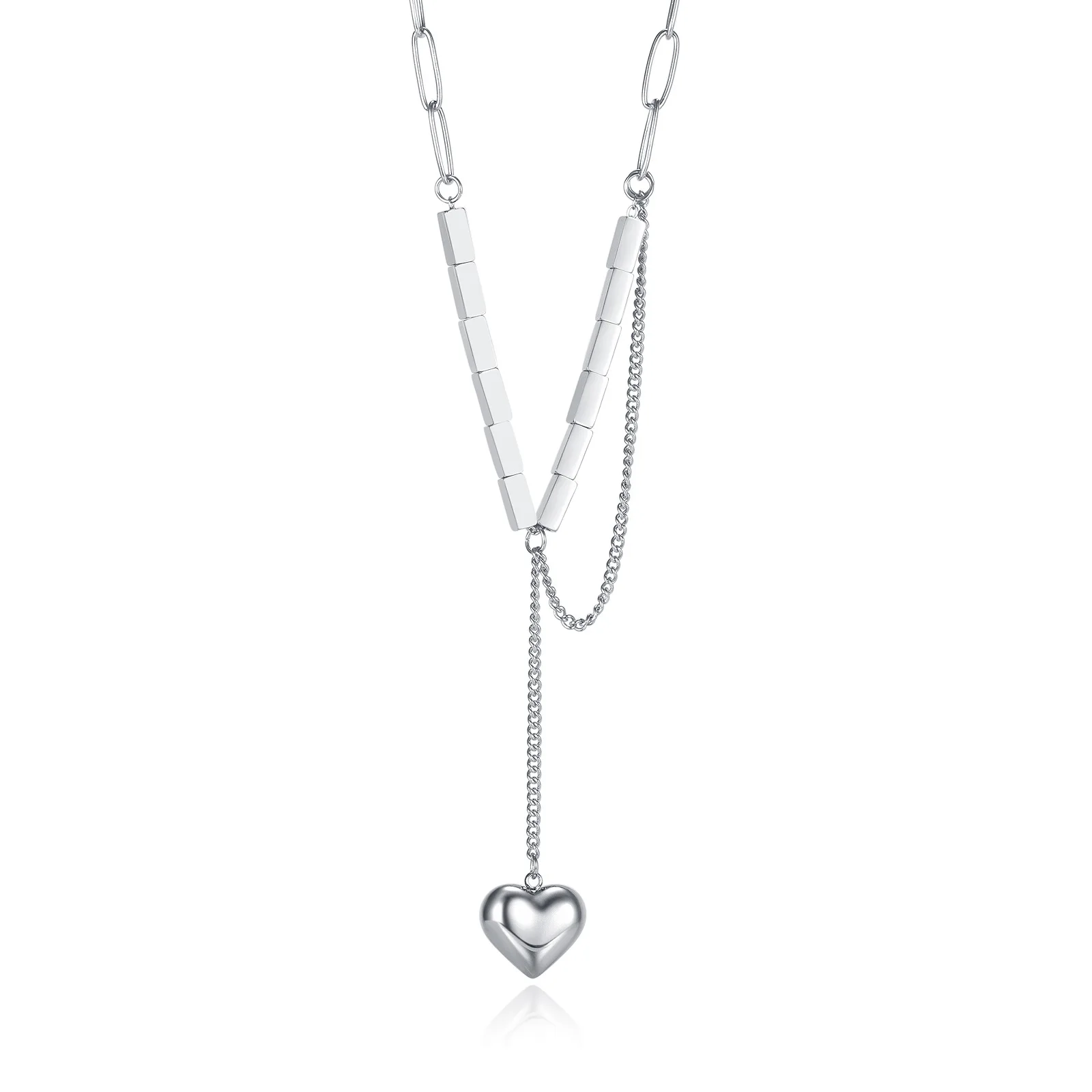 

INS Love Necklace Simple Fashion Stainless Steel Female Chain