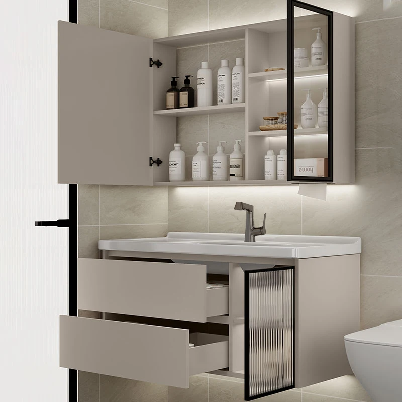 Зеркало-витрина для ванной комнаты умный подвесной шкаф хранения ювелирных