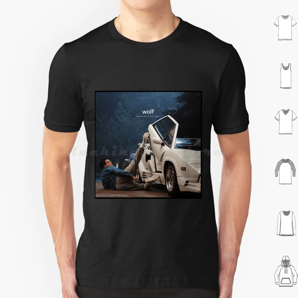 

The Wolf Classic . T Shirt Cotton Men Women DIY Print Wolf Classic