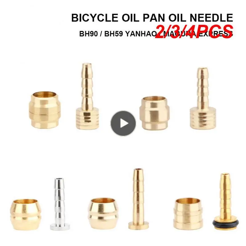 

2/3/4PCS Copper Brass Moroca Bicycle Parts Bh59 Bh90 Magura Sram Brass Tubing Cut-off Oil Brake Bicycle Olive Head Repair Tools