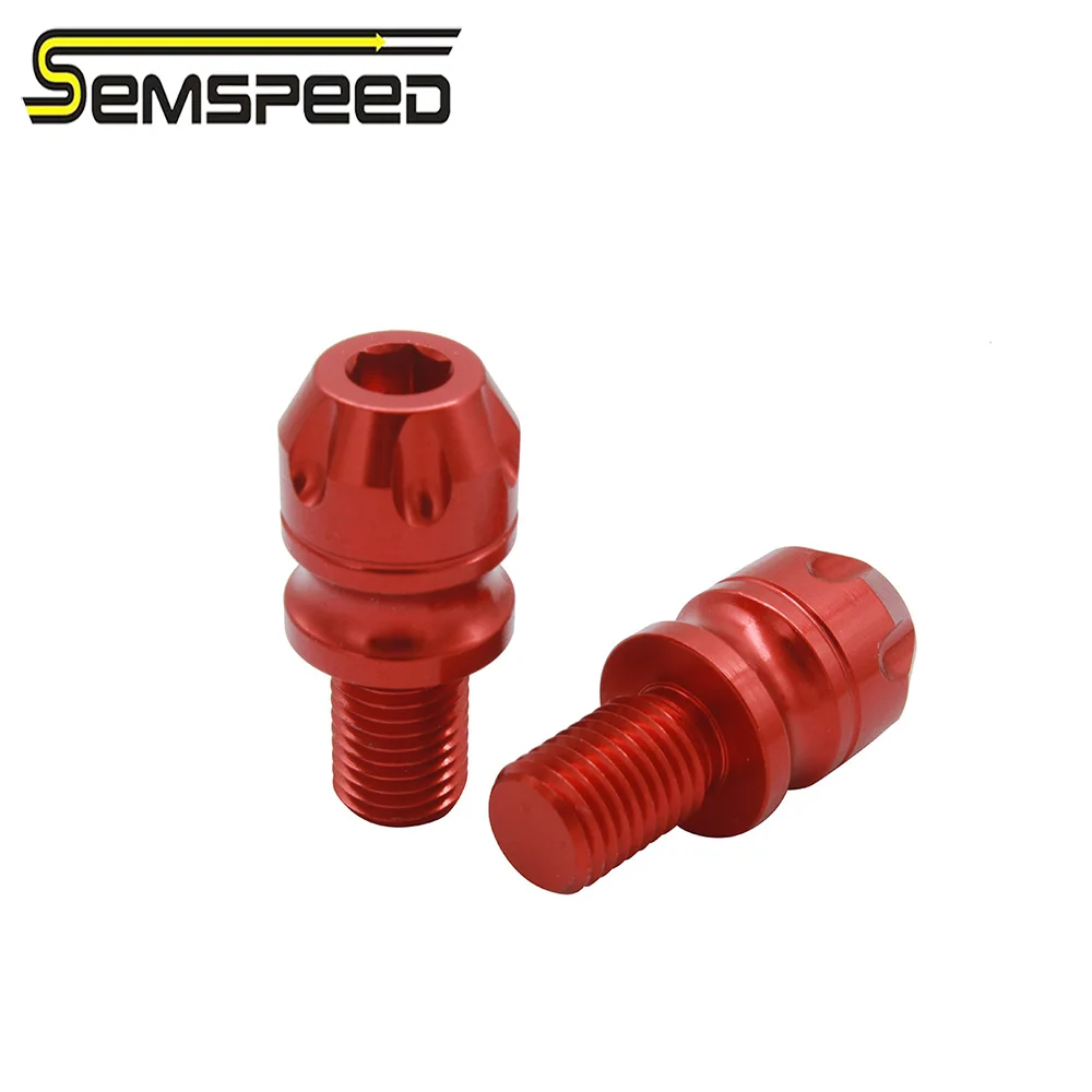 

Semspeed для Yamaha NMAX155 125 NMAX150 Заглушка с отверстием для зеркала болты Болты с креплением на боковое зеркало заднего вида адаптер с отверстием заг...