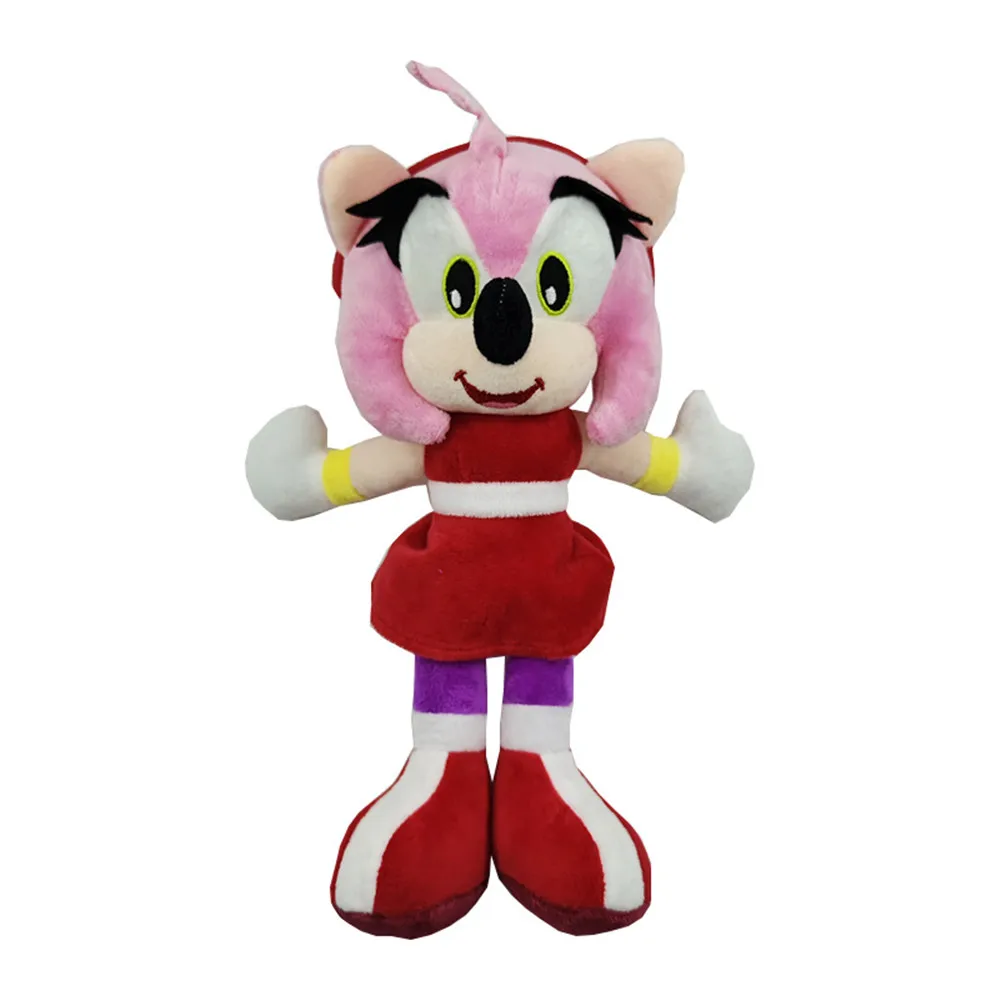 

4 Styles New Sonic Shadow The Hedgehog Amy Plush Toy Figure Sega