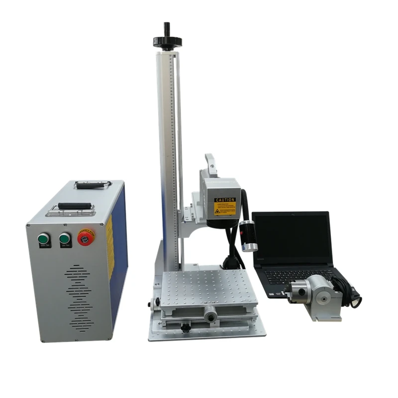 

Optical 20W 30W 100W Enclosed Fiber Laser Marking Machine for Qr Code Bar Code