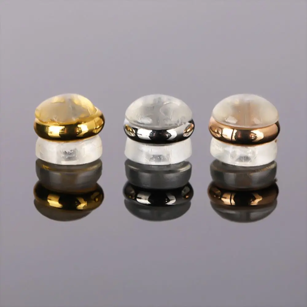 

Soft Glue Earring plugs Copper Jewelry Findings Ear Stud Backs Earring Back Stoppers Earring Pads DIY Stopper Plugs