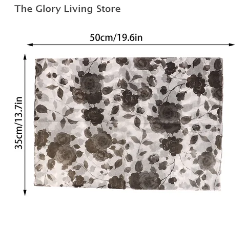 Бумага для цветов с черной розой, 10 шт.