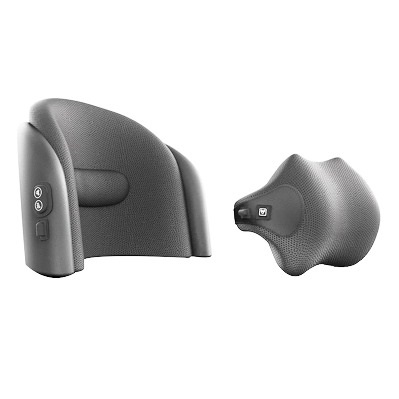 

Car Massage Neck Support Pillow Seat Back Headrest Pillow Support Simulation Human Massage Travel Home Pillow