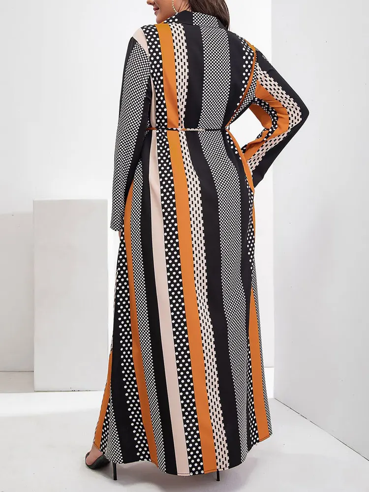 Рисунок 2 - Женское длинное платье в горошек