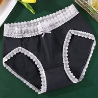 summer underwear sexy lace panties womens antibacterial lingerie breathable underpants soft cotton briefs female intimates m2xl