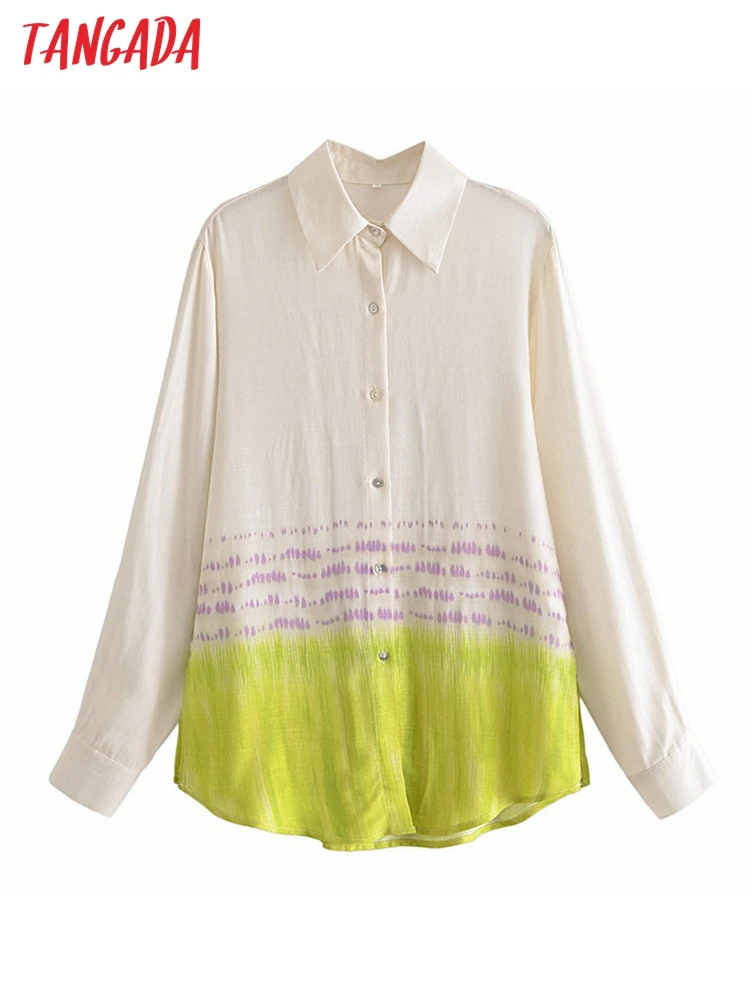 

Рубашка женская окрашенная с длинным рукавом, SW24