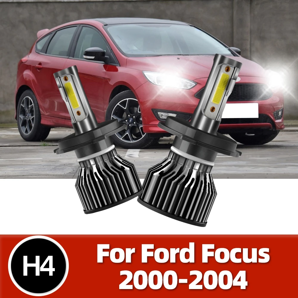 

LSlight 12V светодиодные фары для Ford Focus 2000 2001 2002 2003 2004 автомобильные передние фары от t лампы автомобильные лампы заменяемые 6000K лампы