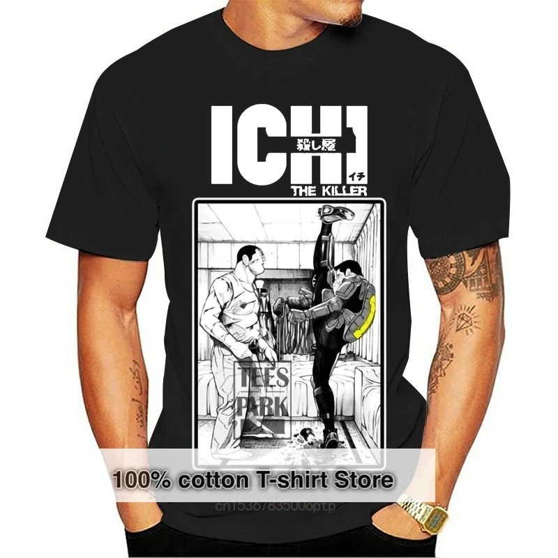 

Ichi the Killer T Shirt Casual Men Shirt Cotton Crewneck Big Size Short Sleeve Custom T Shirts Fitness Men