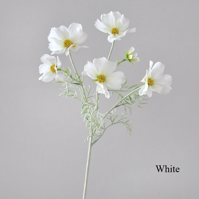 62 см флокированный космос искусственный цветок украшение дома свет роскошный