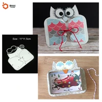 owl card holder crafts die new arrival 2022 metal cutting dies scrapbooking embossing paper card making stencils for decor