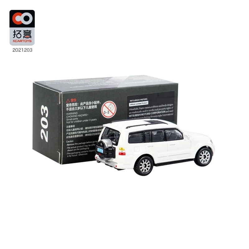 1:64 Xcartoys MITSUBISHI PAJERO SUV металлическая модель автомобиля из сплава статические