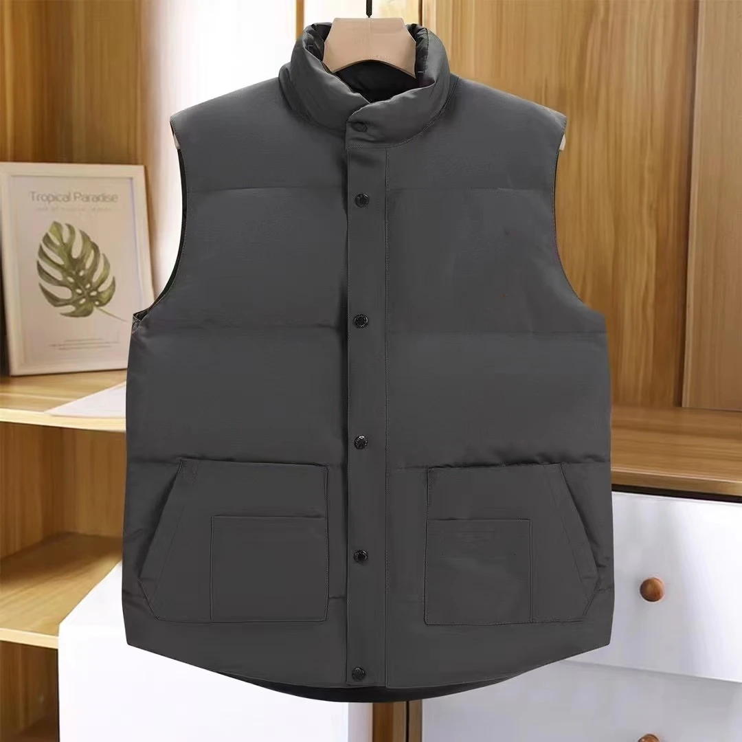 Canada Brand Men and Women's Down Jacket Parkas Couple Vest Spring and Autumn Casual Sleeveless Puffer Jackets Waiscoat EU Size