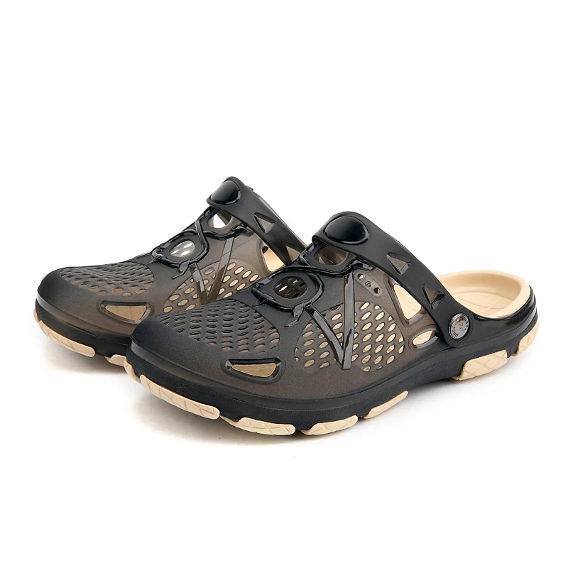 

Мужские Пляжные шлепанцы, коричневые сандалии, повседневная обувь для улицы, для лета, 2022